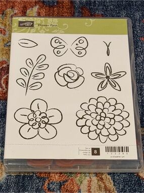 Stampin' Up! Flower Fest Stamp Set — Olive Green Accent